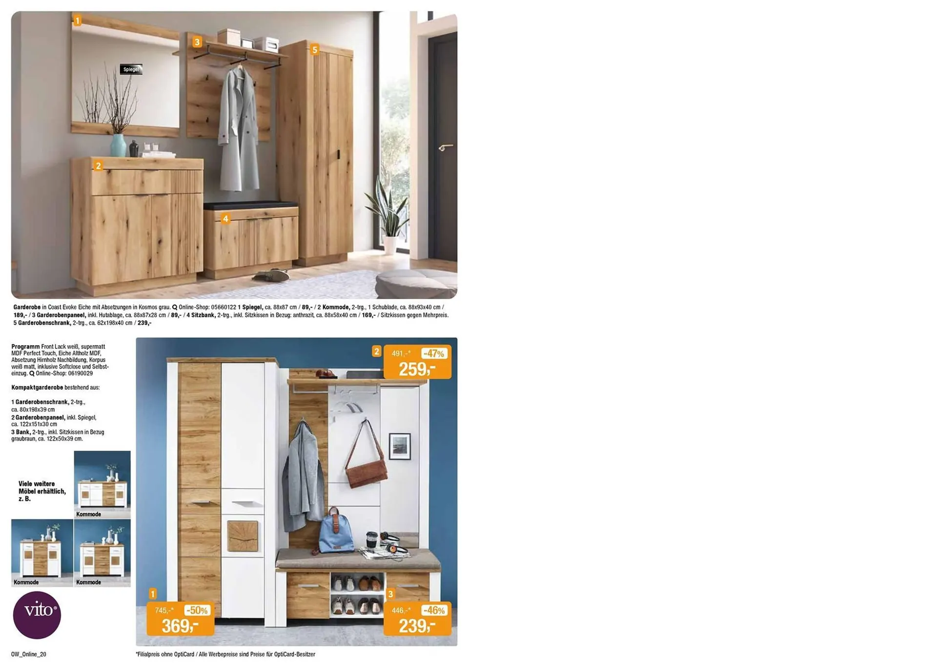 Opti Wohnwelt Prospekt von 13. Juli bis 24. Juli 2025 - Prospekt seite 20