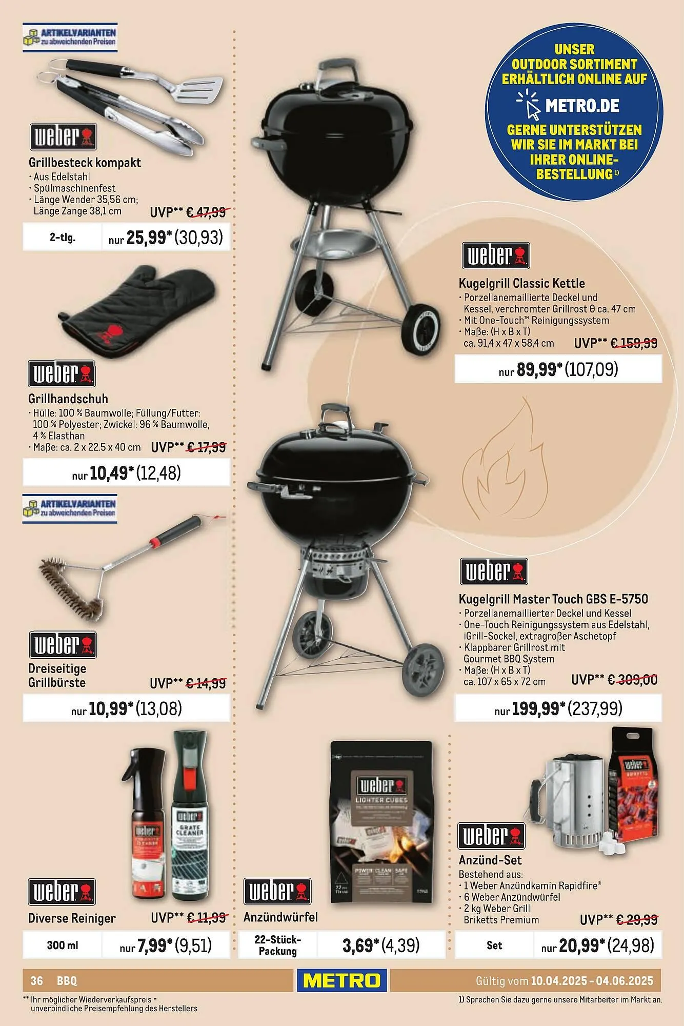 METRO Prospekt von 10. April bis 6. Juni 2025 - Prospekt seite 36