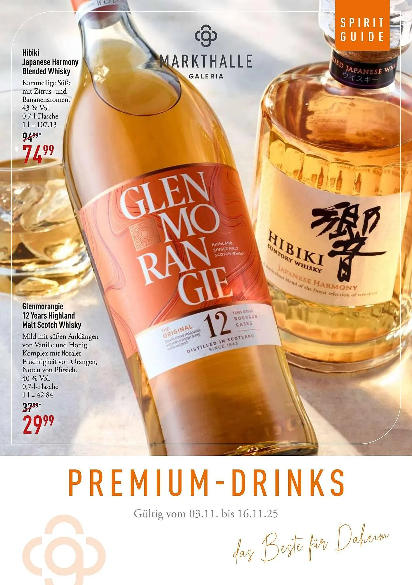 Galeria Markthalle Prospekt von 3. November bis 17. November 2025 - Prospekt seite 1