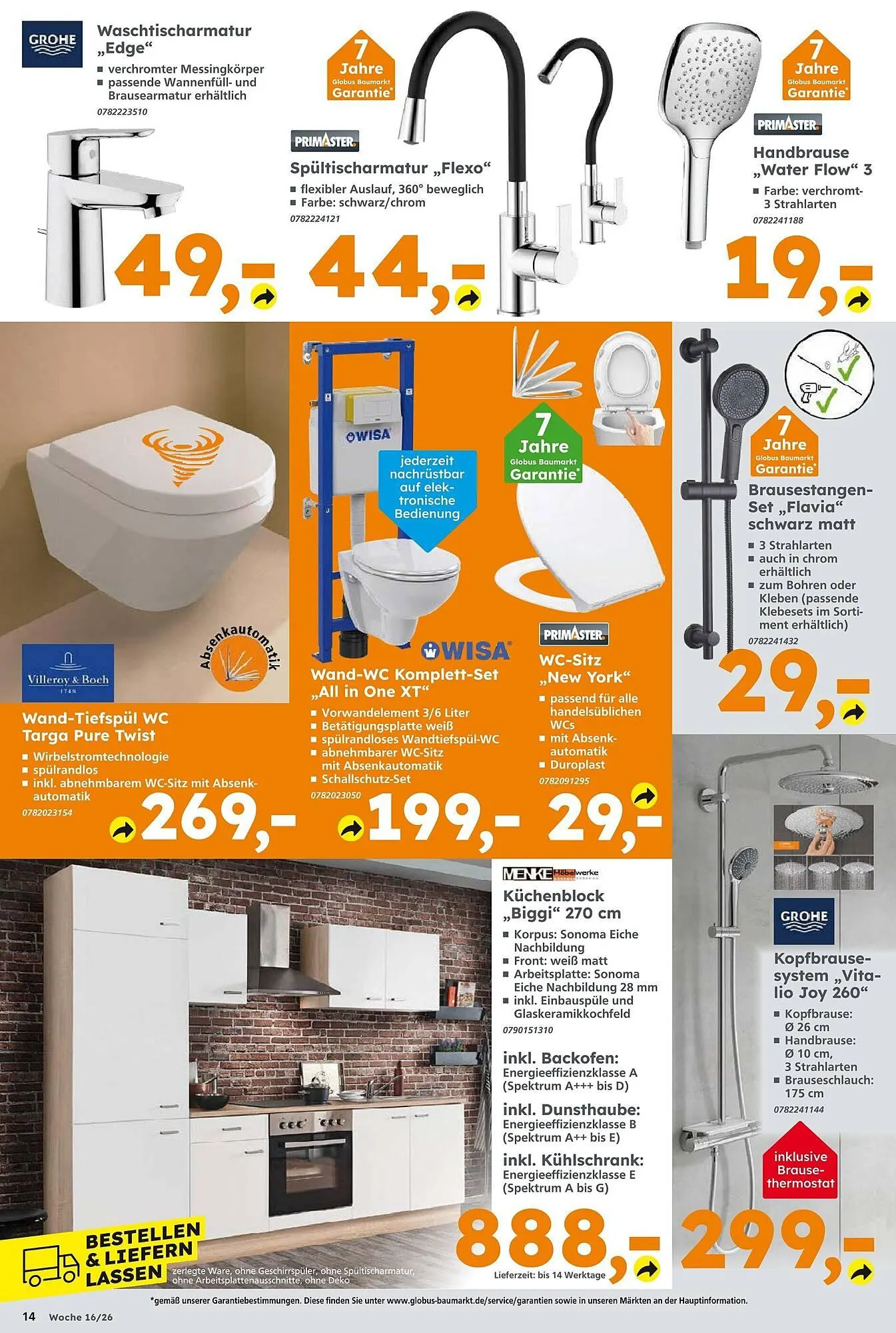 Globus Baumarkt Prospekt von 12. April bis 18. April 2026 - Prospekt seite 14