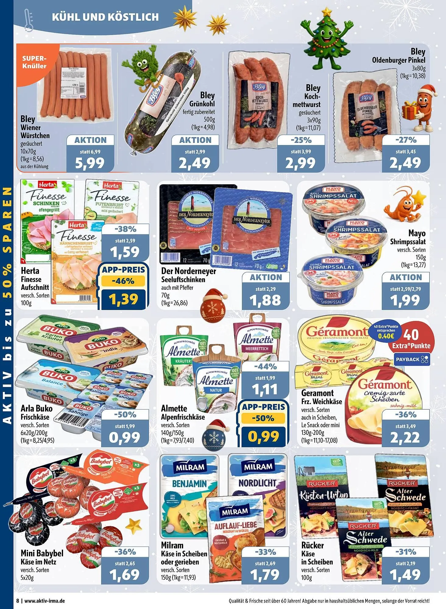 Aktiv Irma Prospekt von 22. Dezember bis 27. Dezember 2025 - Prospekt seite 8