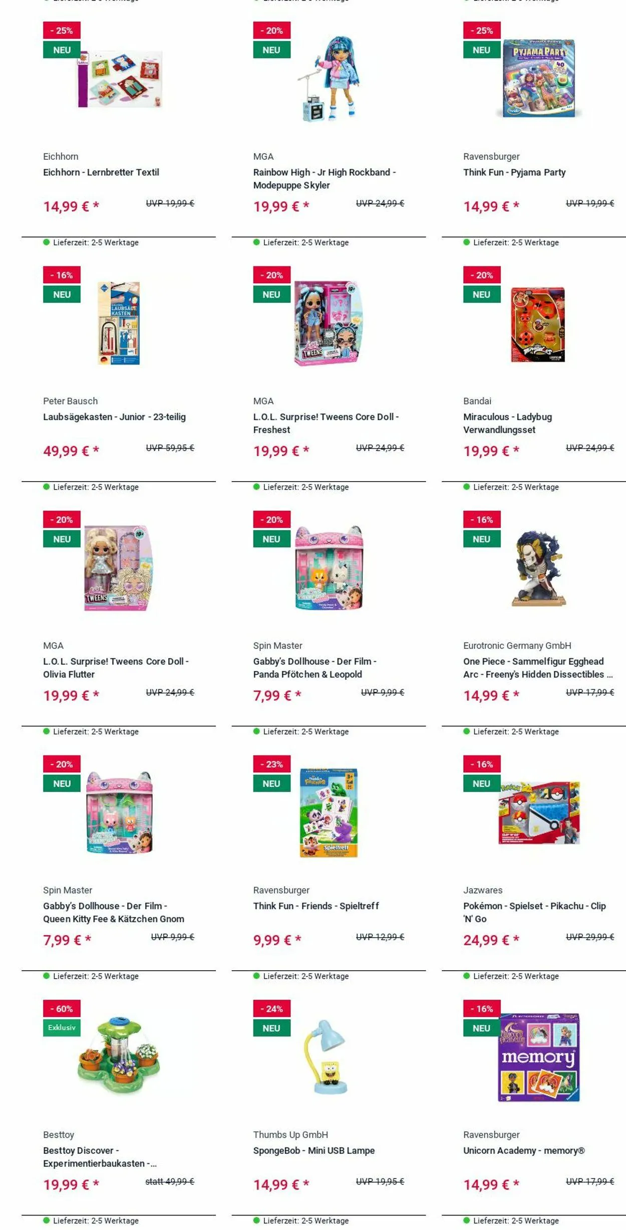 ROFU Kinderland Aktueller Prospekt von 20. Oktober bis 29. Oktober 2025 - Prospekt seite 7