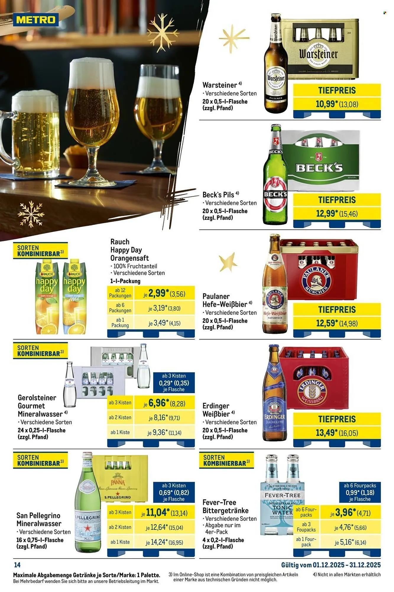 METRO Prospekt von 1. Dezember bis 31. Dezember 2025 - Prospekt seite 14