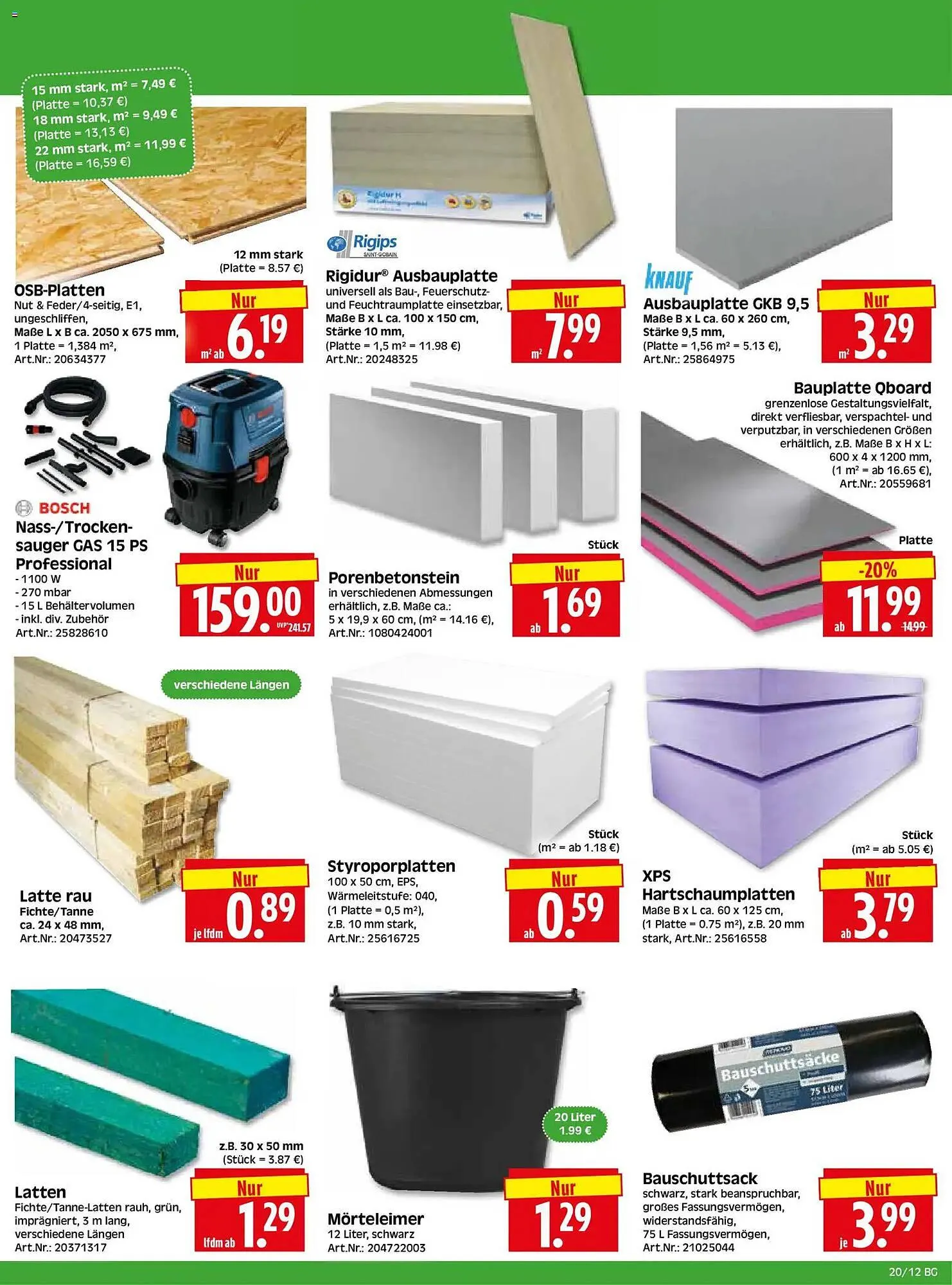 Herkules Baumarkt Prospekt von 11. Mai bis 16. Mai 2026 - Prospekt seite 12