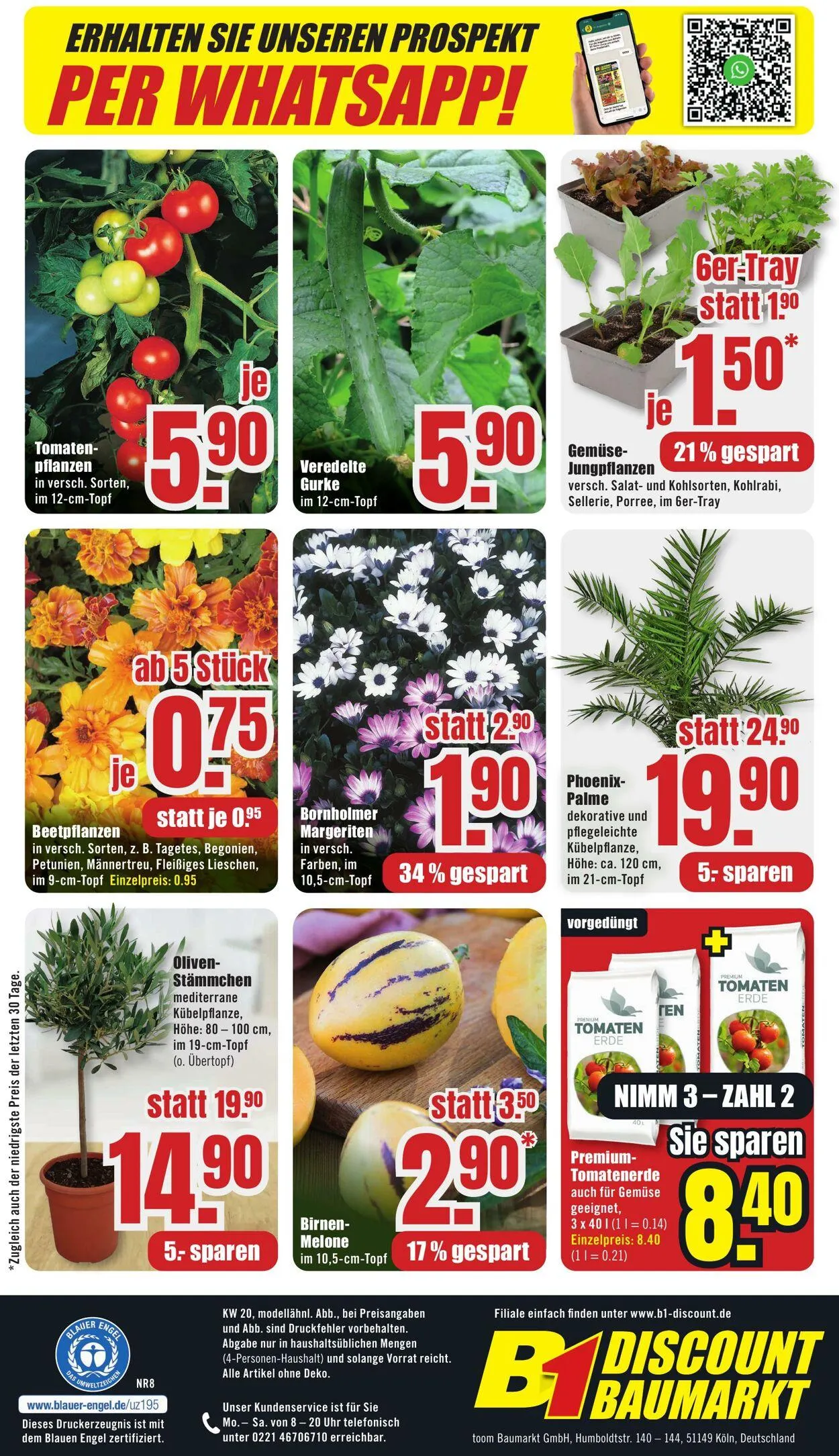 B1 Discount Baumarkt von 10. Mai bis 16. Mai 2025 - Prospekt seite 8