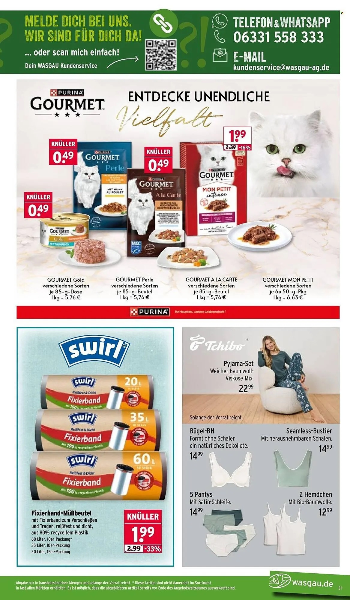 Wasgau Prospekt von 23. Februar bis 28. Februar 2026 - Prospekt seite 21
