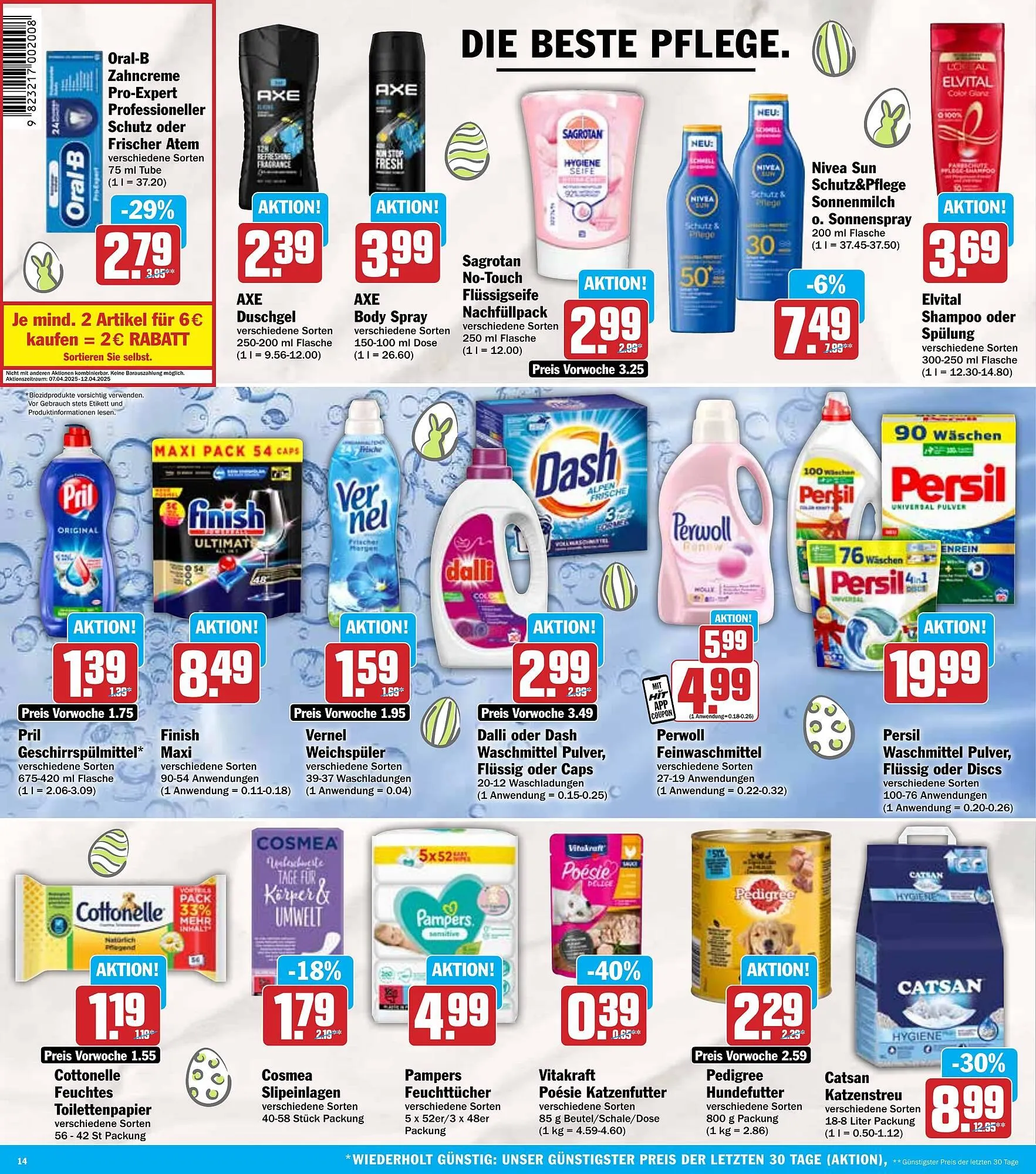 Hit Prospekt von 7. April bis 12. April 2025 - Prospekt seite 14