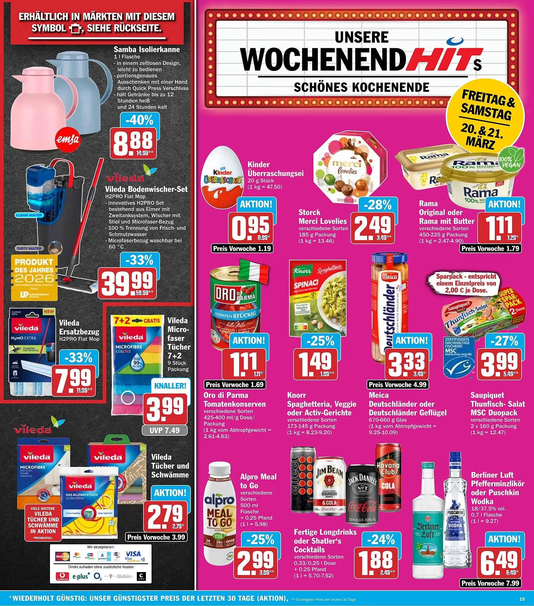 HIT Prospekt von 16. März bis 21. März 2026 - Prospekt seite 15