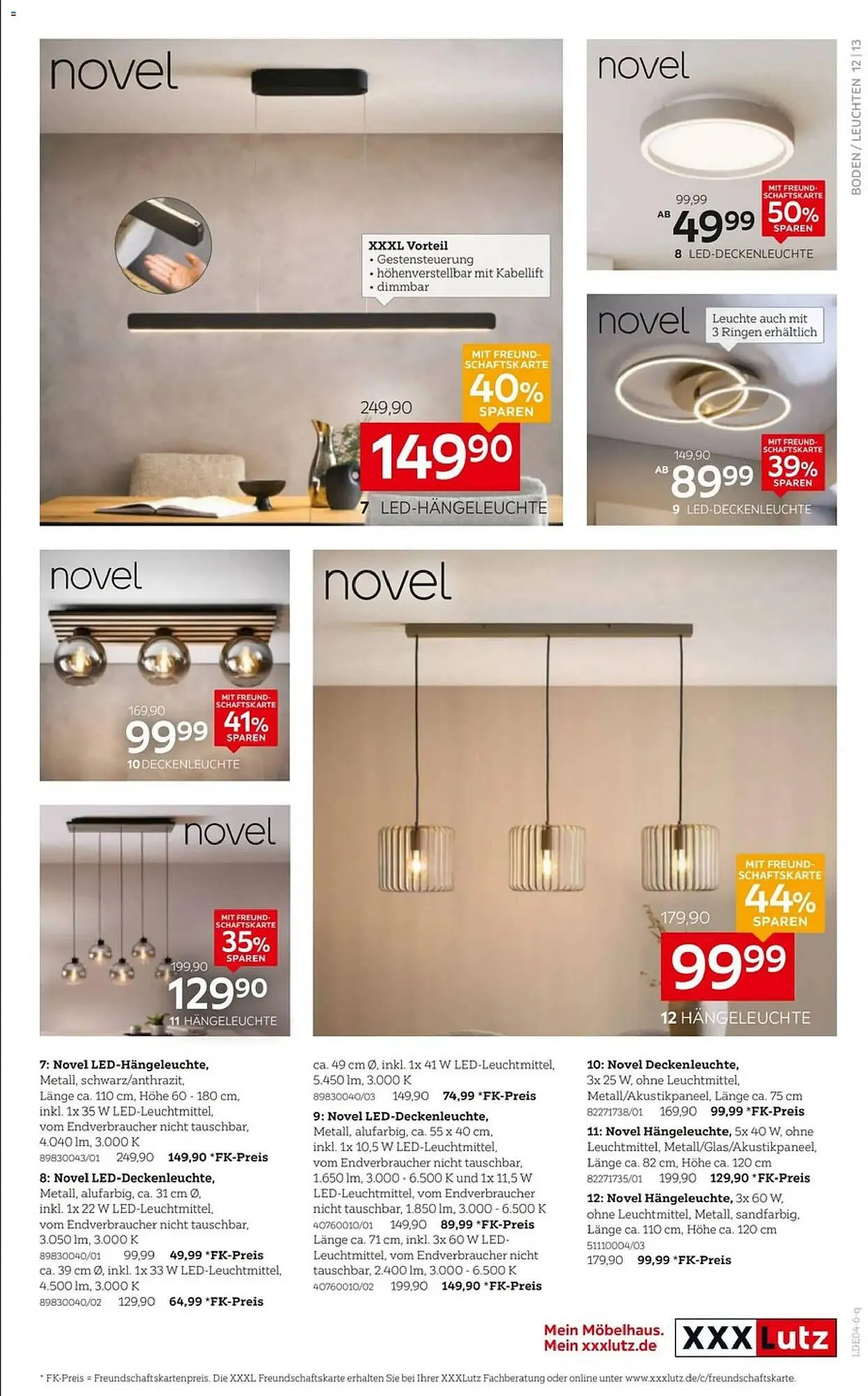 XXXLutz Prospekt von 29. März bis 12. April 2026 - Prospekt seite 13