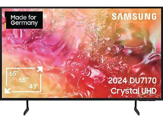 SAMSUNG GU50DU7170U LED TV (Flat, 50 Zoll / 125 cm, UHD 4K, SMART TV, Tizen)