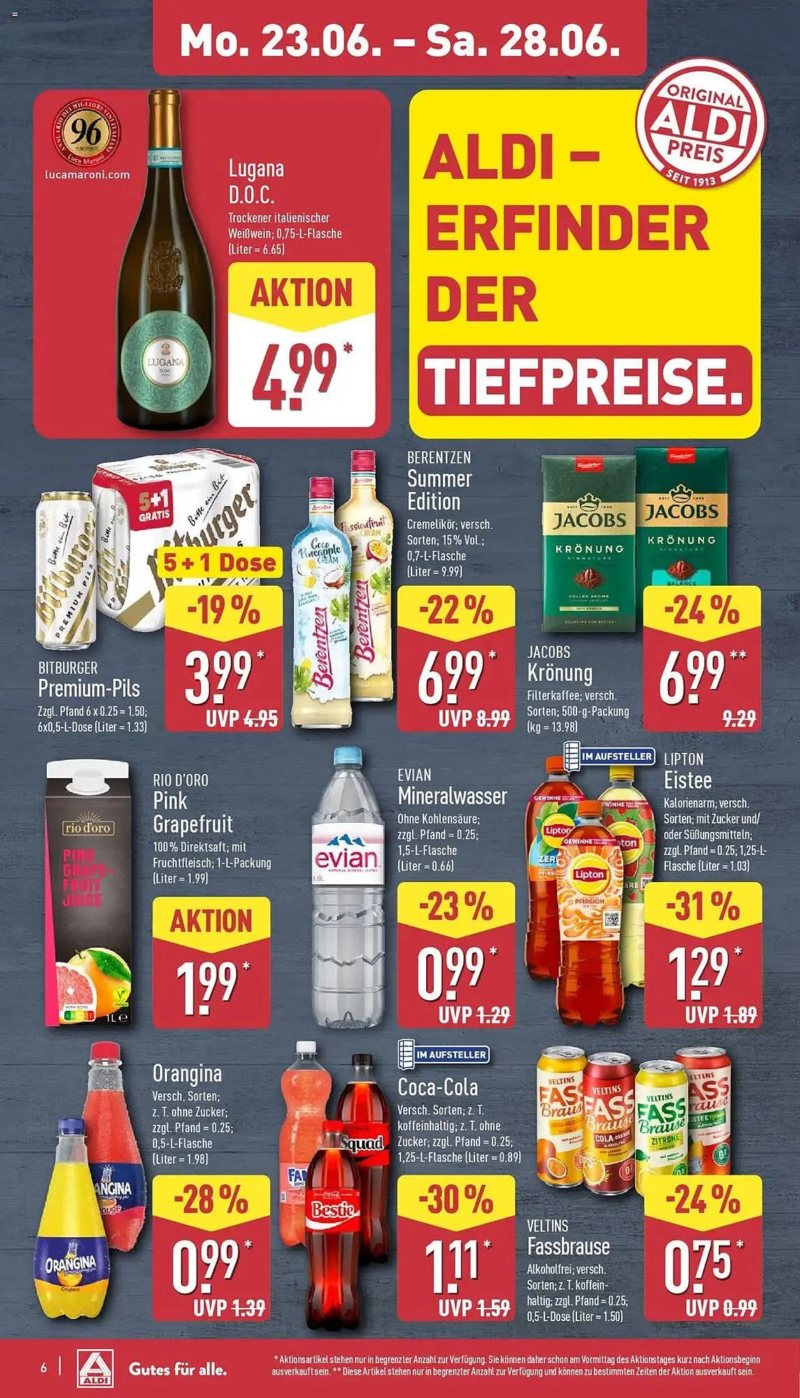 Aldi Nord Prospekt von 23. Juni bis 28. Juni 2025 - Prospekt seite 10