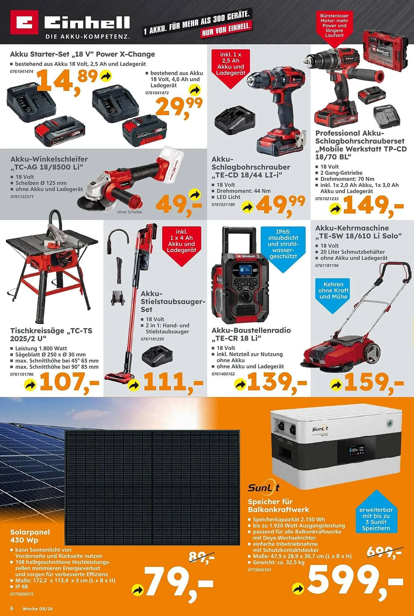 Globus Baumarkt Prospekt von 15. Februar bis 21. Februar 2026 - Prospekt seite 6
