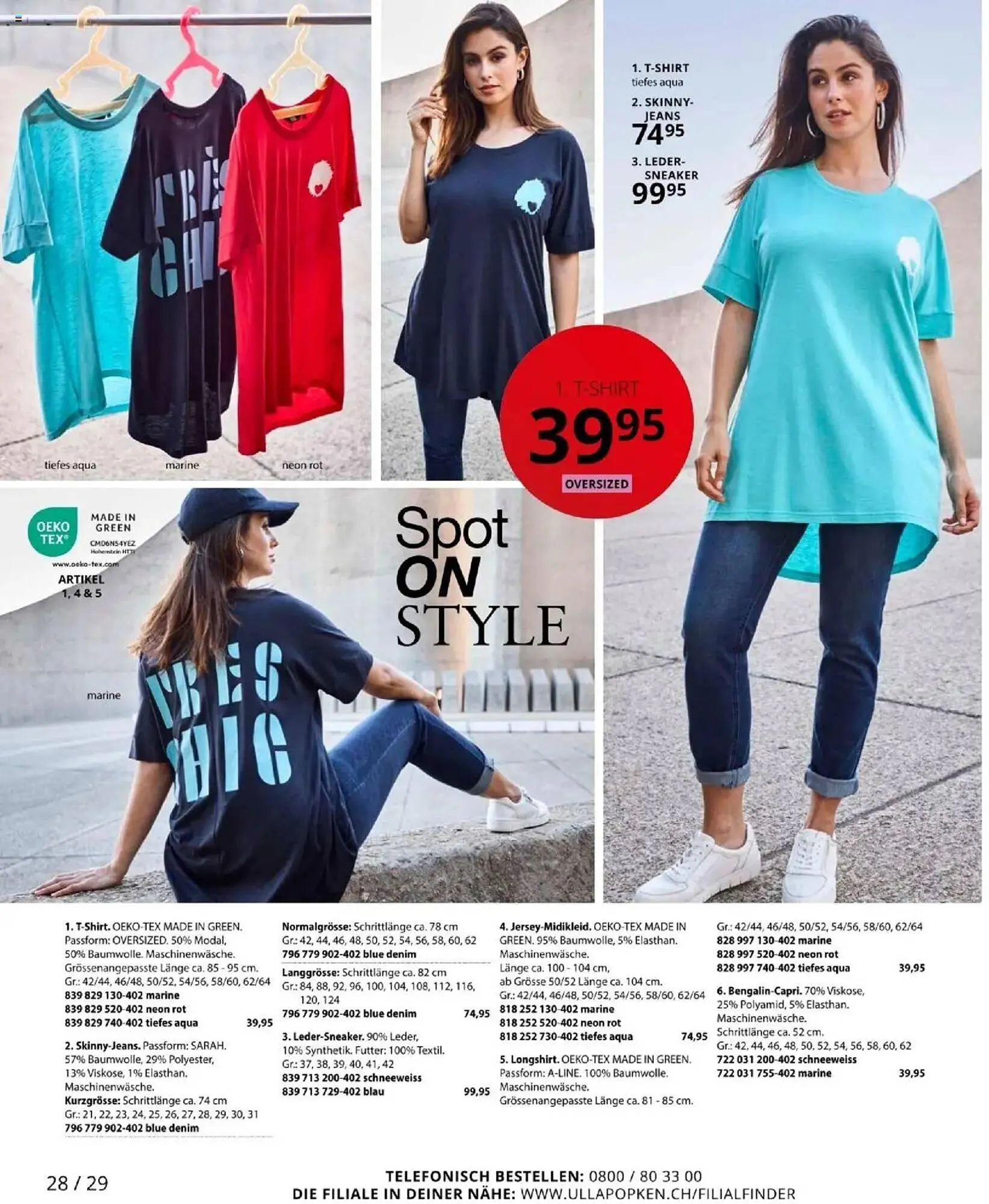 Ulla Popken Prospekt von 1. April bis 30. April 2025 - Prospekt seite 28