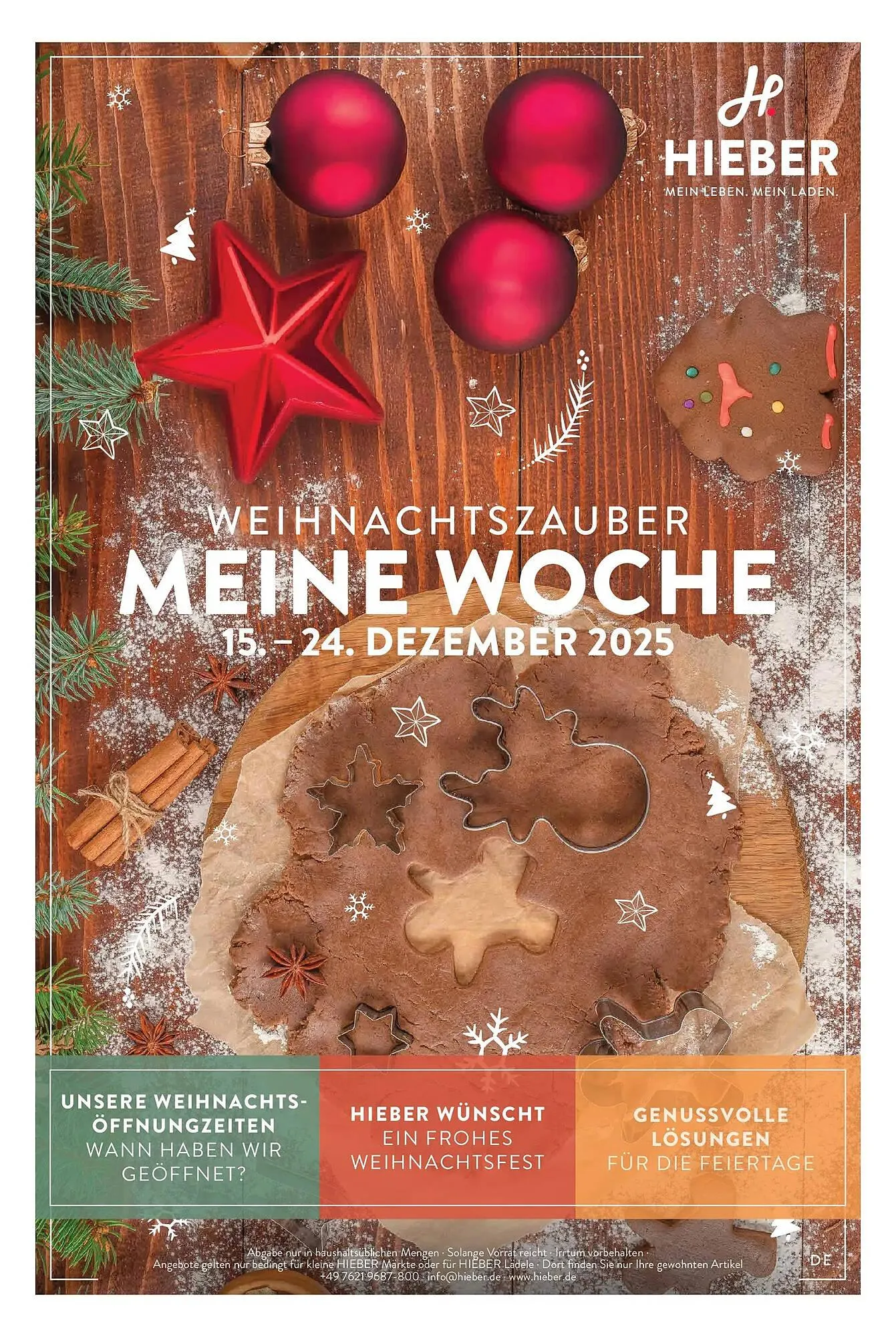 Hieber's Frische Center Prospekt von 14. Dezember bis 20. Dezember 2025 - Prospekt seite 1