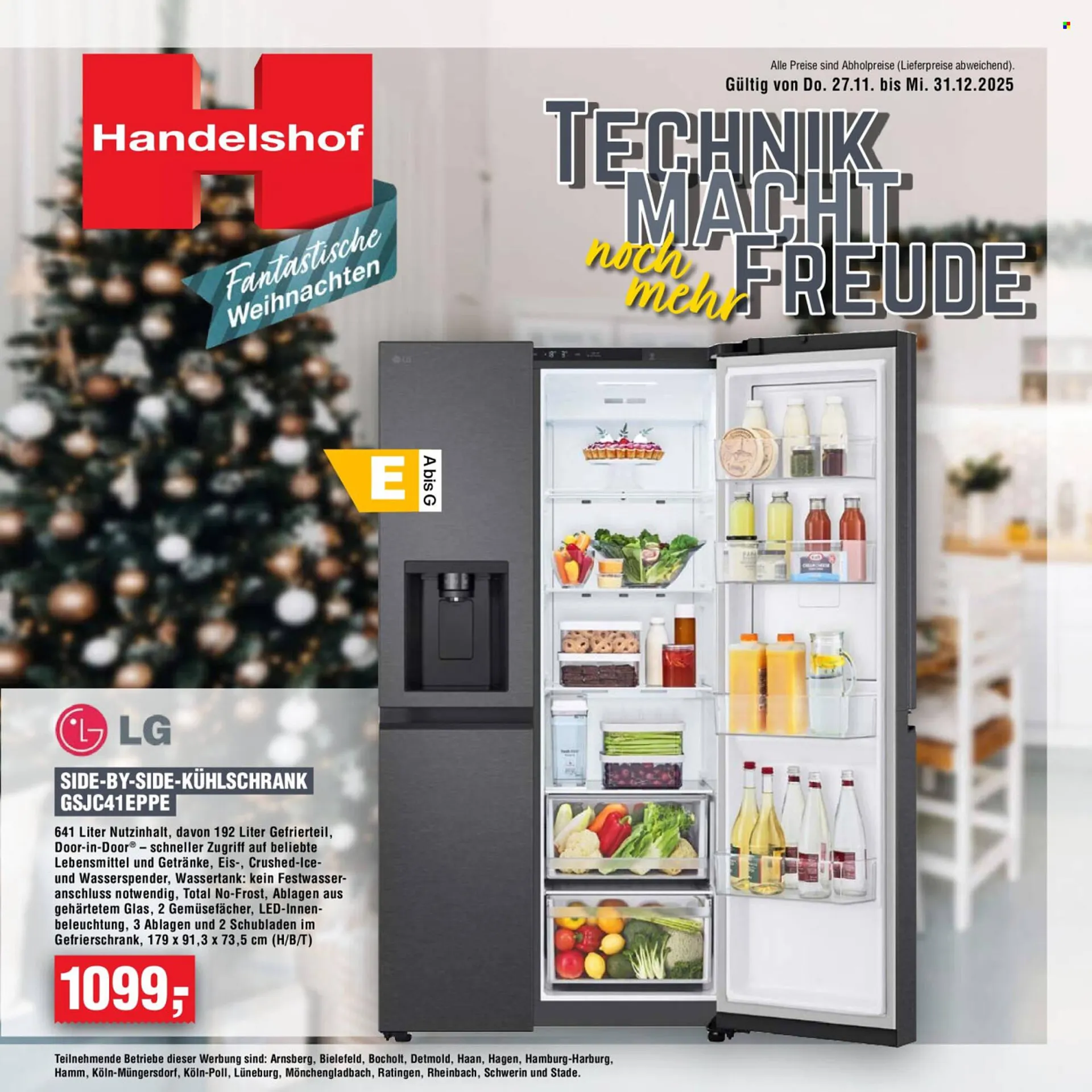 Handelshof Prospekt von 27. November bis 31. Dezember 2025 - Prospekt seite 1