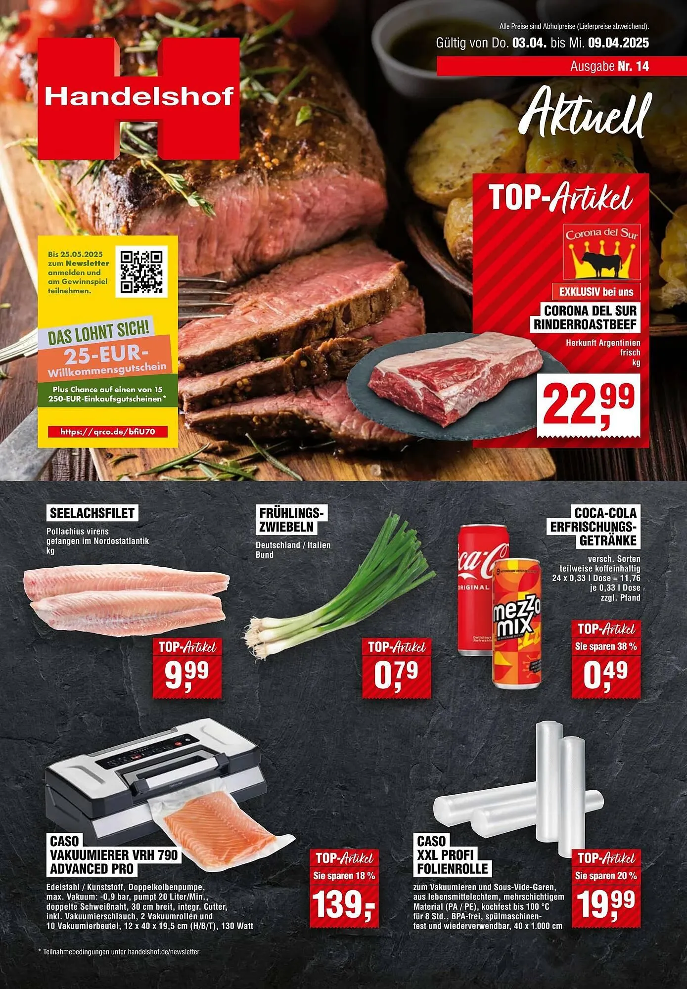 Handelshof Prospekt von 3. April bis 9. April 2025 - Prospekt seite 1