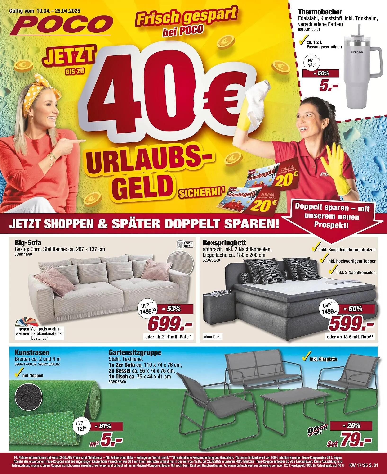 Poco Prospekt von 19. April bis 25. April 2025 - Prospekt seite 1