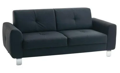 Sofa DAMHALE 3-Sitzer schwarz