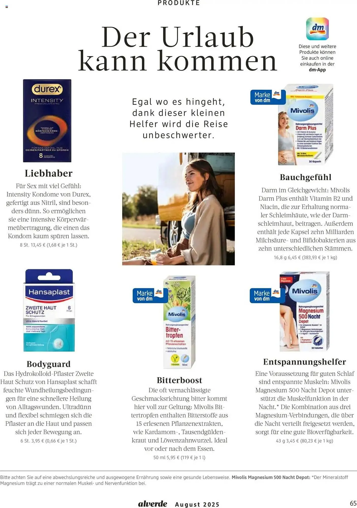 dm drogerie Prospekt von 1. August bis 31. August 2025 - Prospekt seite 65