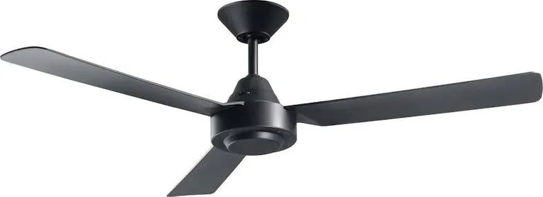 Bayside Calypso Deckenventilator (Ø x H) 1220 mm x 310 mm Gehäusefarbe (Details): Schwarz