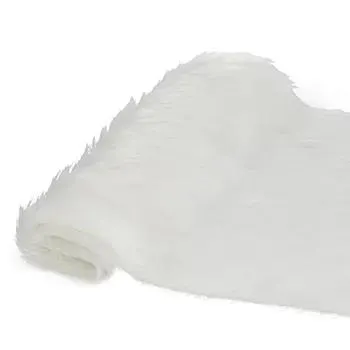 Kunstfellläufer, weiß, 35 x 60 cm