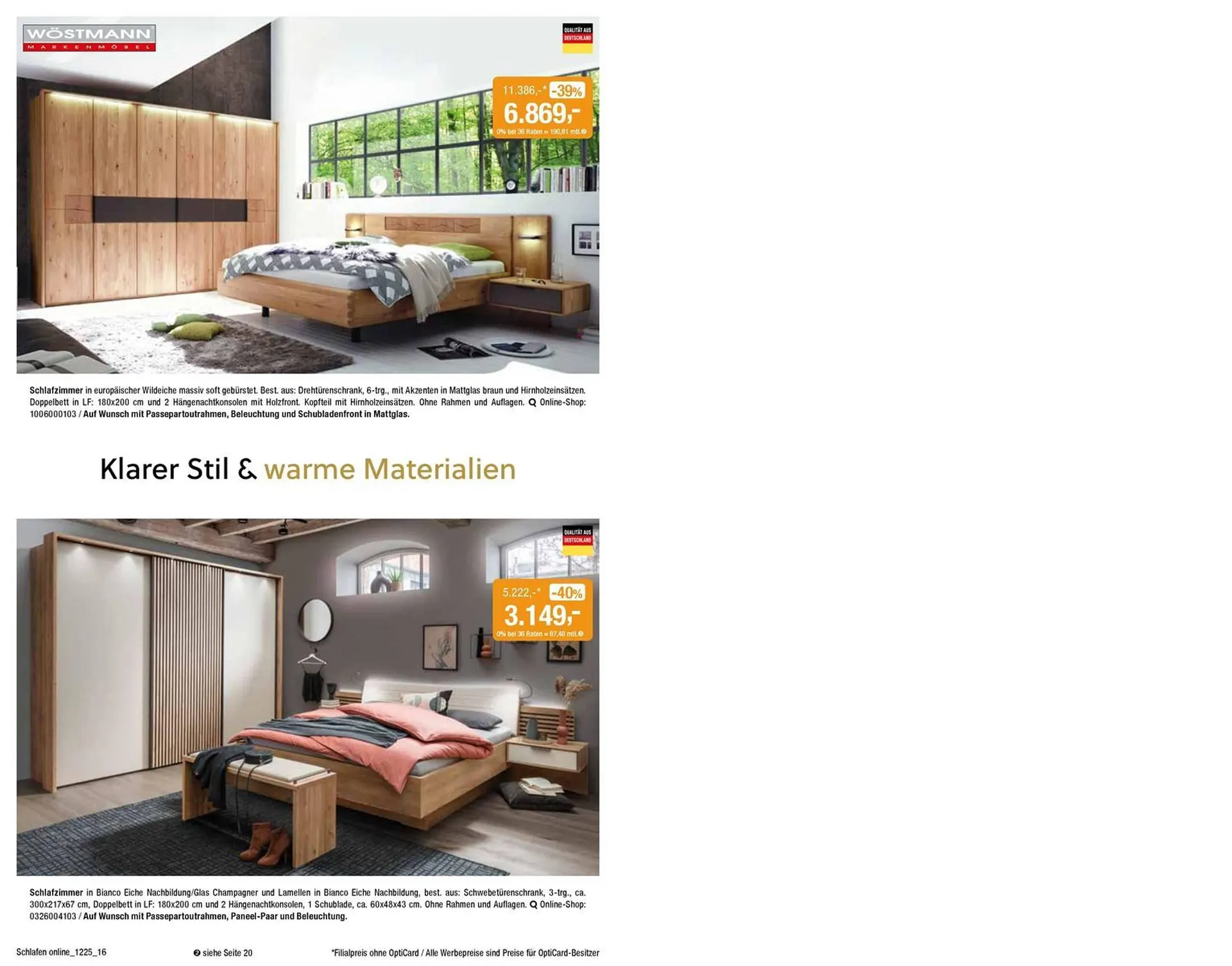 Opti Wohnwelt Prospekt von 5. Dezember bis 31. Januar 2026 - Prospekt seite 16