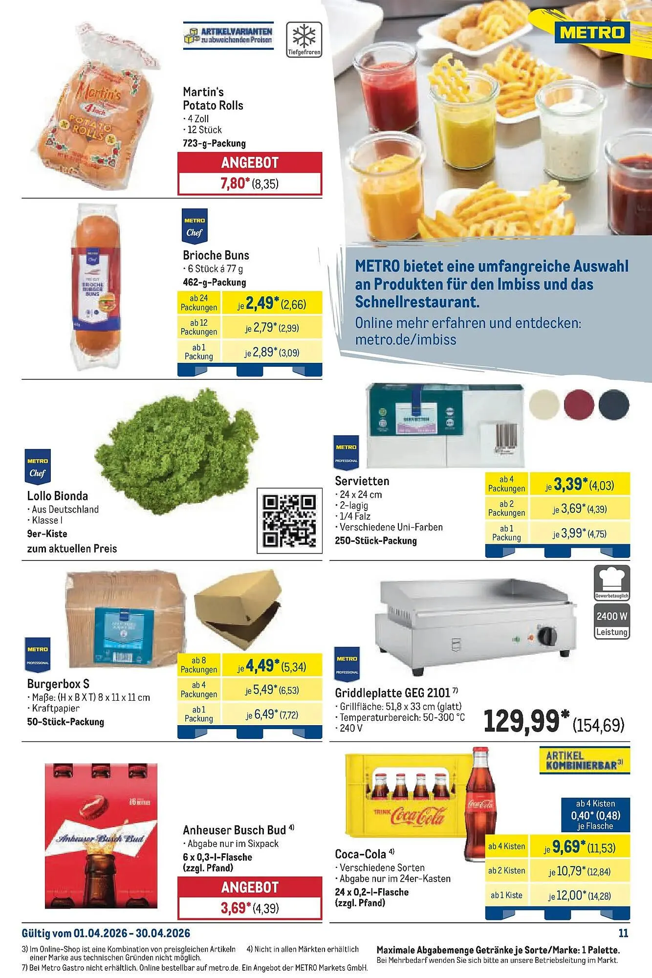 METRO Prospekt von 5. April bis 11. April 2026 - Prospekt seite 11