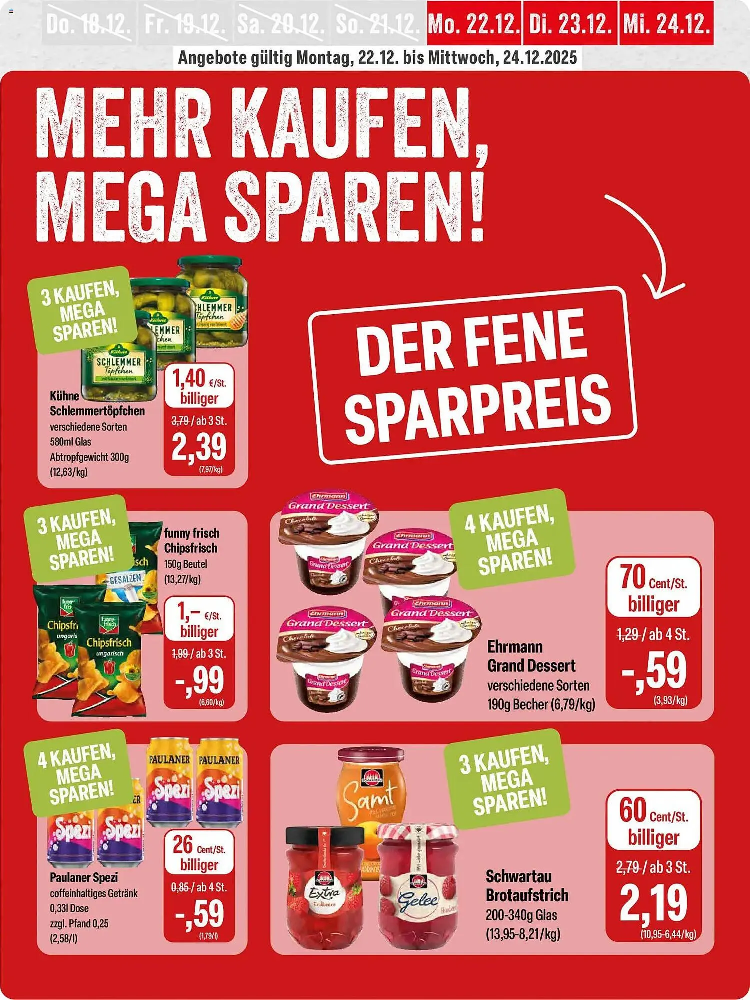 Feneberg Prospekt von 18. Dezember bis 20. Dezember 2025 - Prospekt seite 26