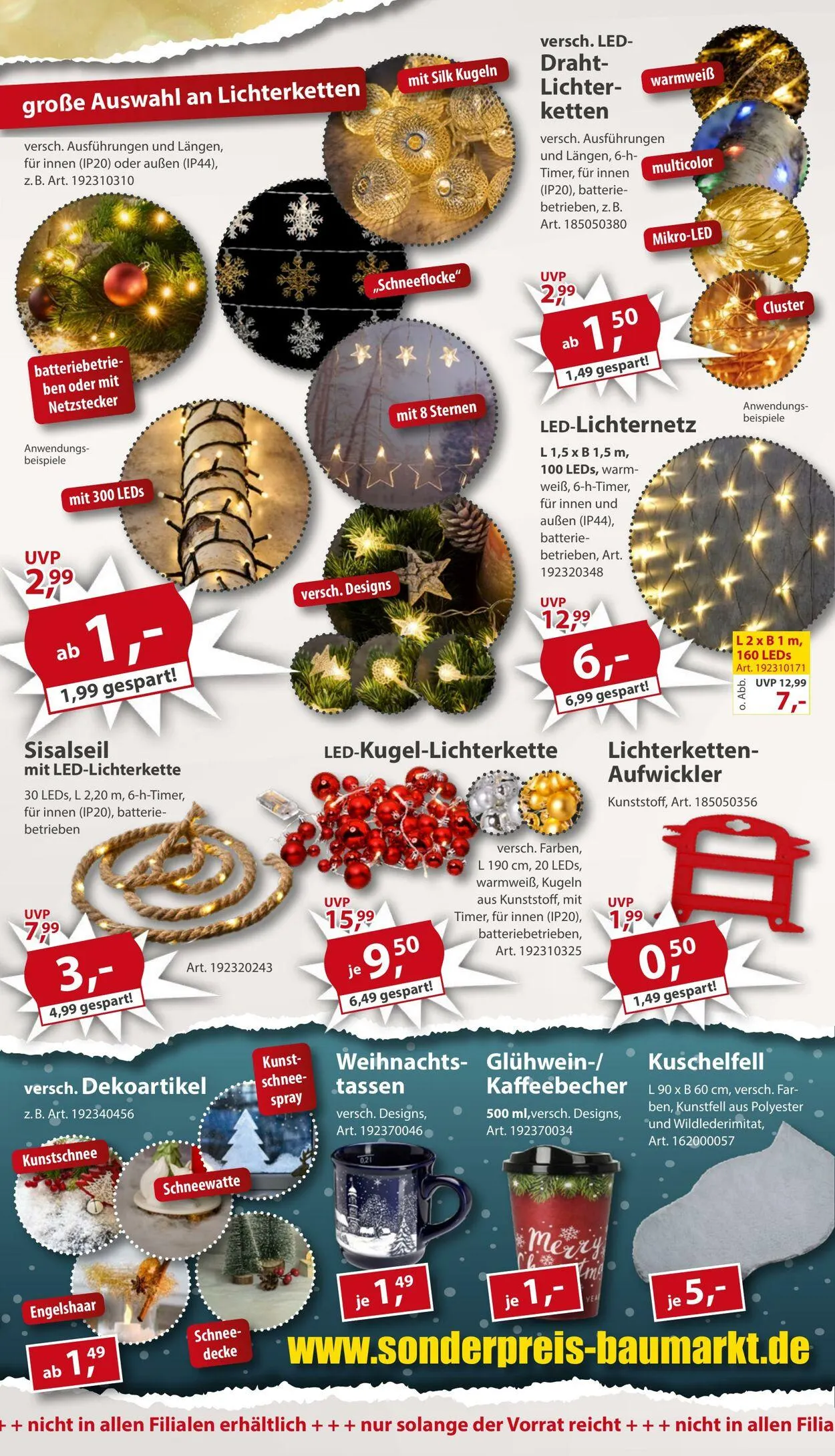 Sonderpreis Baumarkt Aktueller Prospekt von 6. Dezember bis 25. Dezember 2025 - Prospekt seite 13