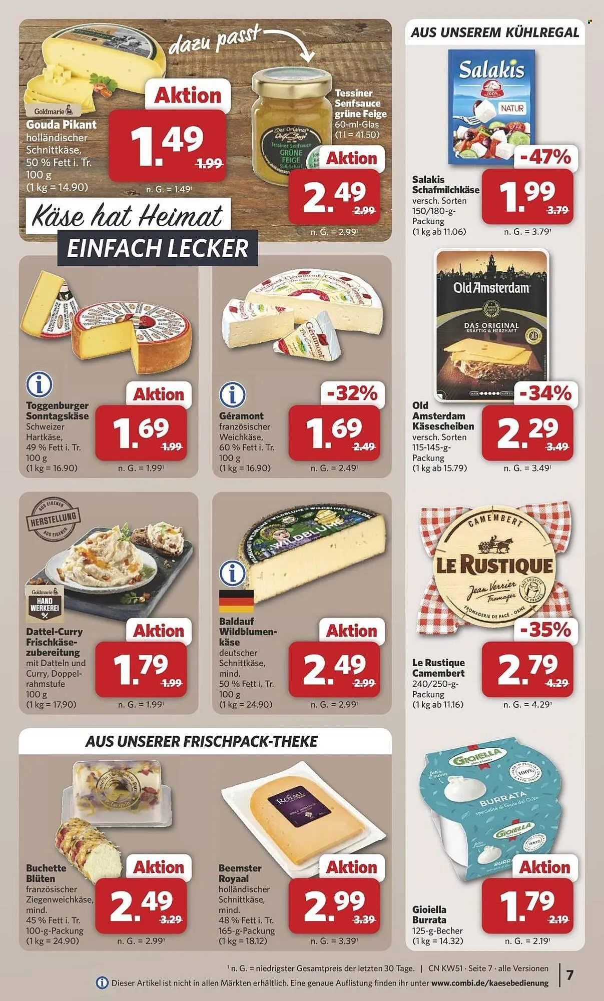 Combi Prospekt von 15. Dezember bis 20. Dezember 2025 - Prospekt seite 7