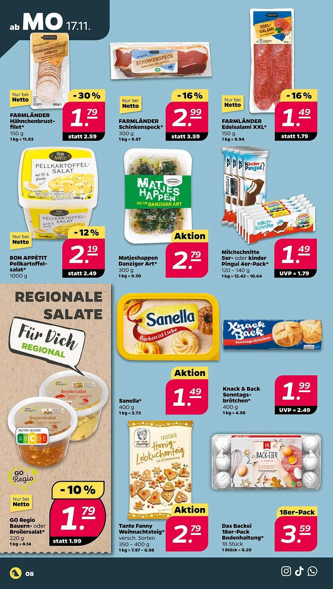 NETTO Prospekt von 17. November bis 22. November 2025 - Prospekt seite 8