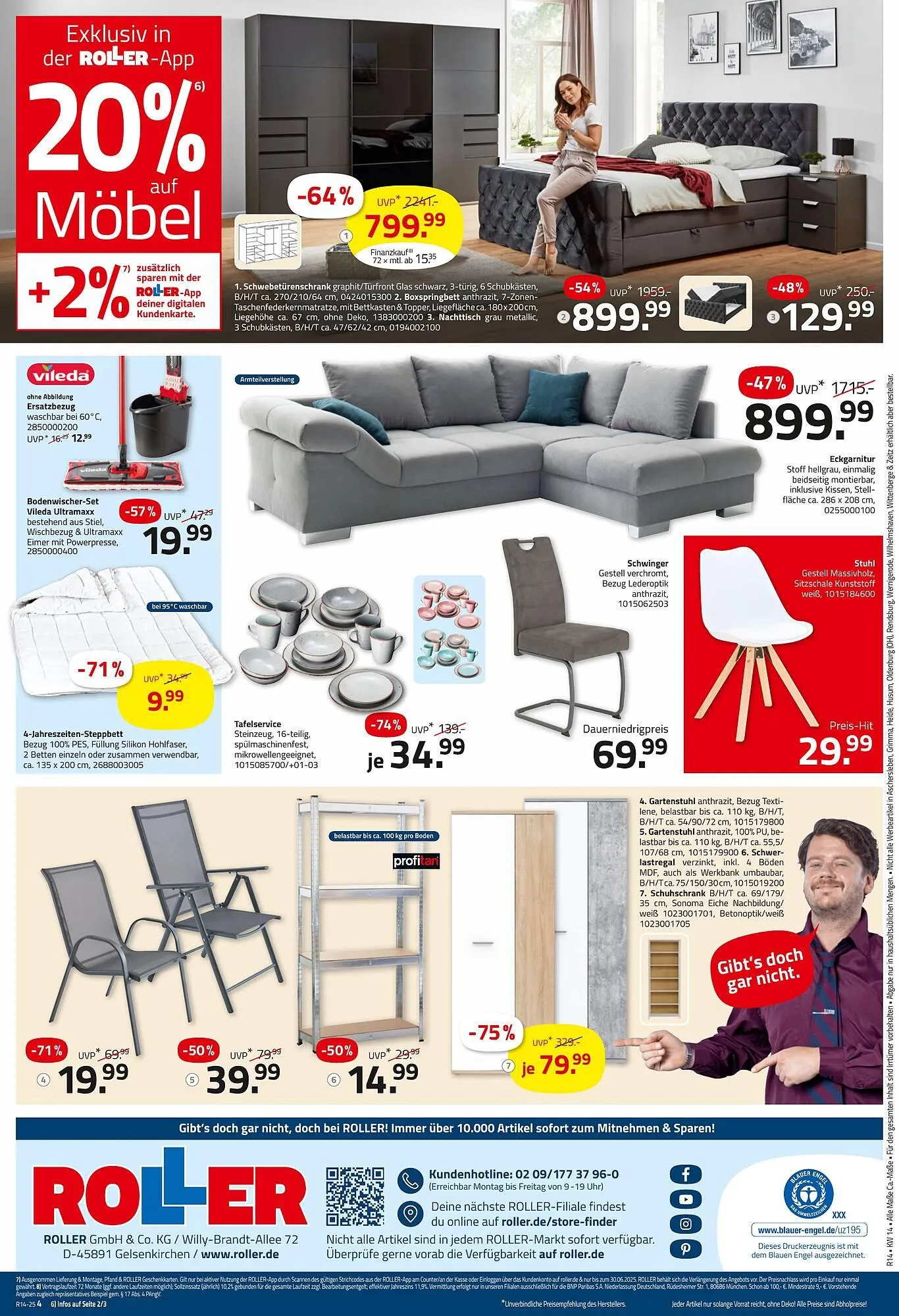 ROLLER Prospekt von 31. März bis 5. April 2025 - Prospekt seite 9