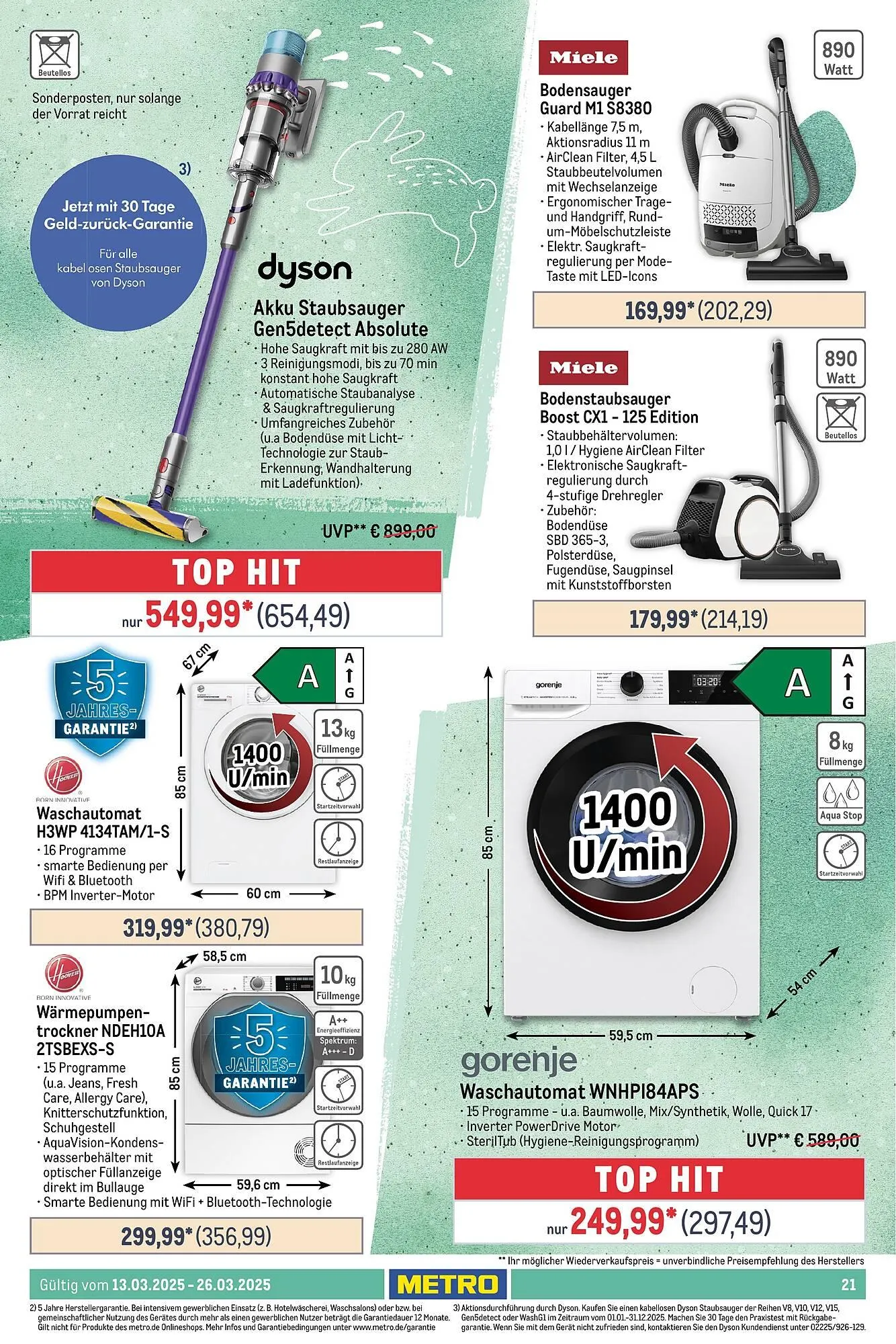 METRO Prospekt von 13. März bis 26. März 2025 - Prospekt seite 21