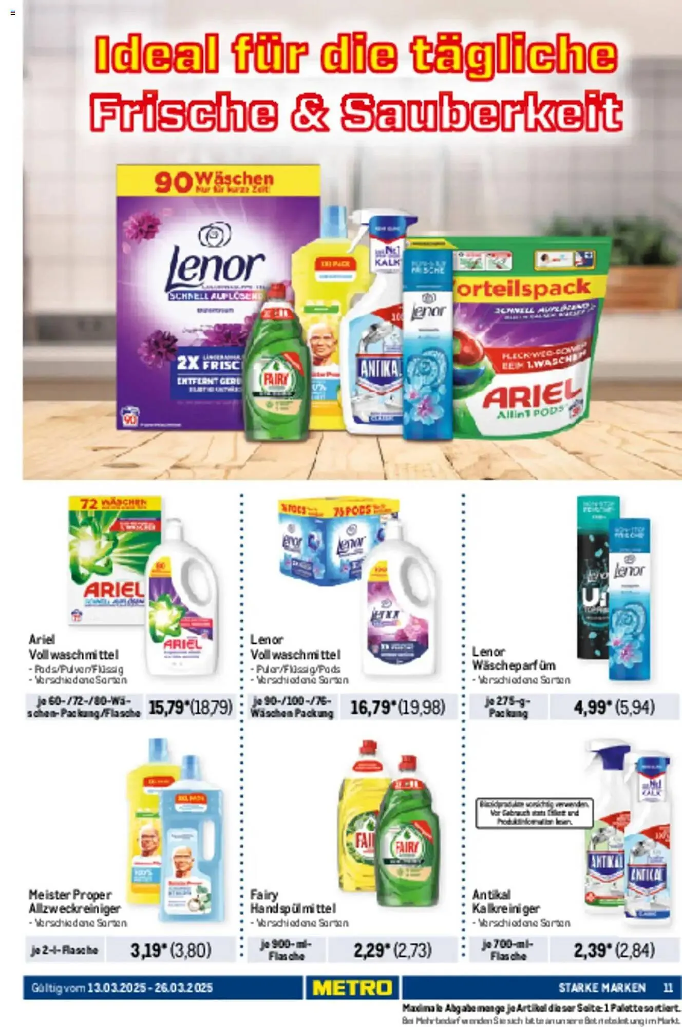 METRO Prospekt von 13. März bis 26. März 2025 - Prospekt seite 11