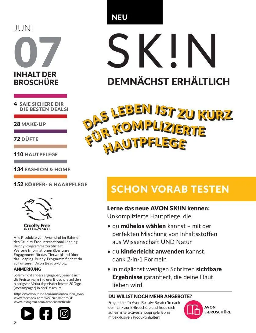 Avon Aktueller Prospekt von 9. Juli bis 23. Juli 2025 - Prospekt seite 2