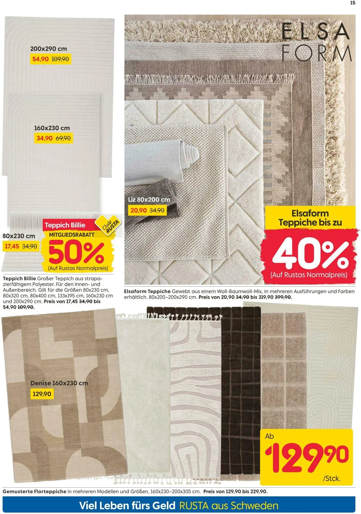 Rusta von 1. September bis 15. September 2025 - Prospekt seite 15