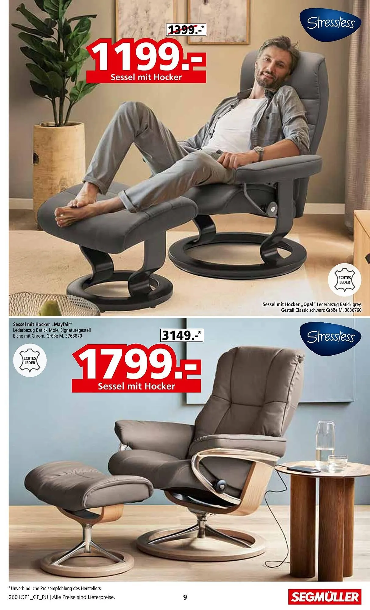 Segmüller Prospekt von 29. Dezember bis 29. März 2026 - Prospekt seite 9