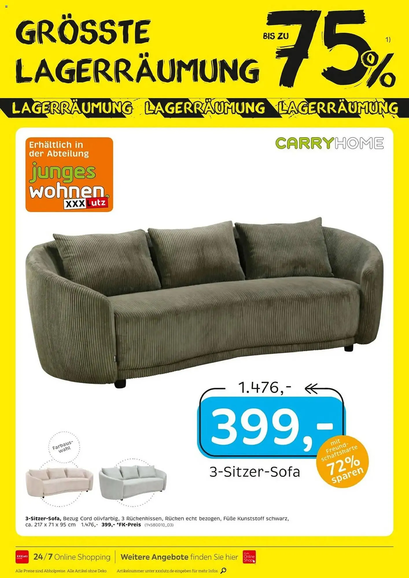 XXXLutz Prospekt von 18. April bis 2. Mai 2026 - Prospekt seite 9