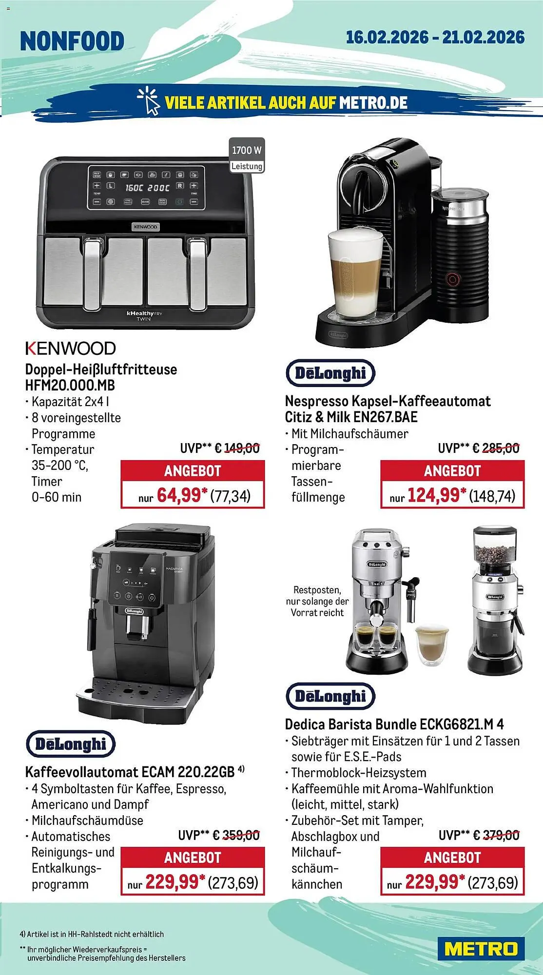 METRO Prospekt von 16. Februar bis 21. Februar 2026 - Prospekt seite 19