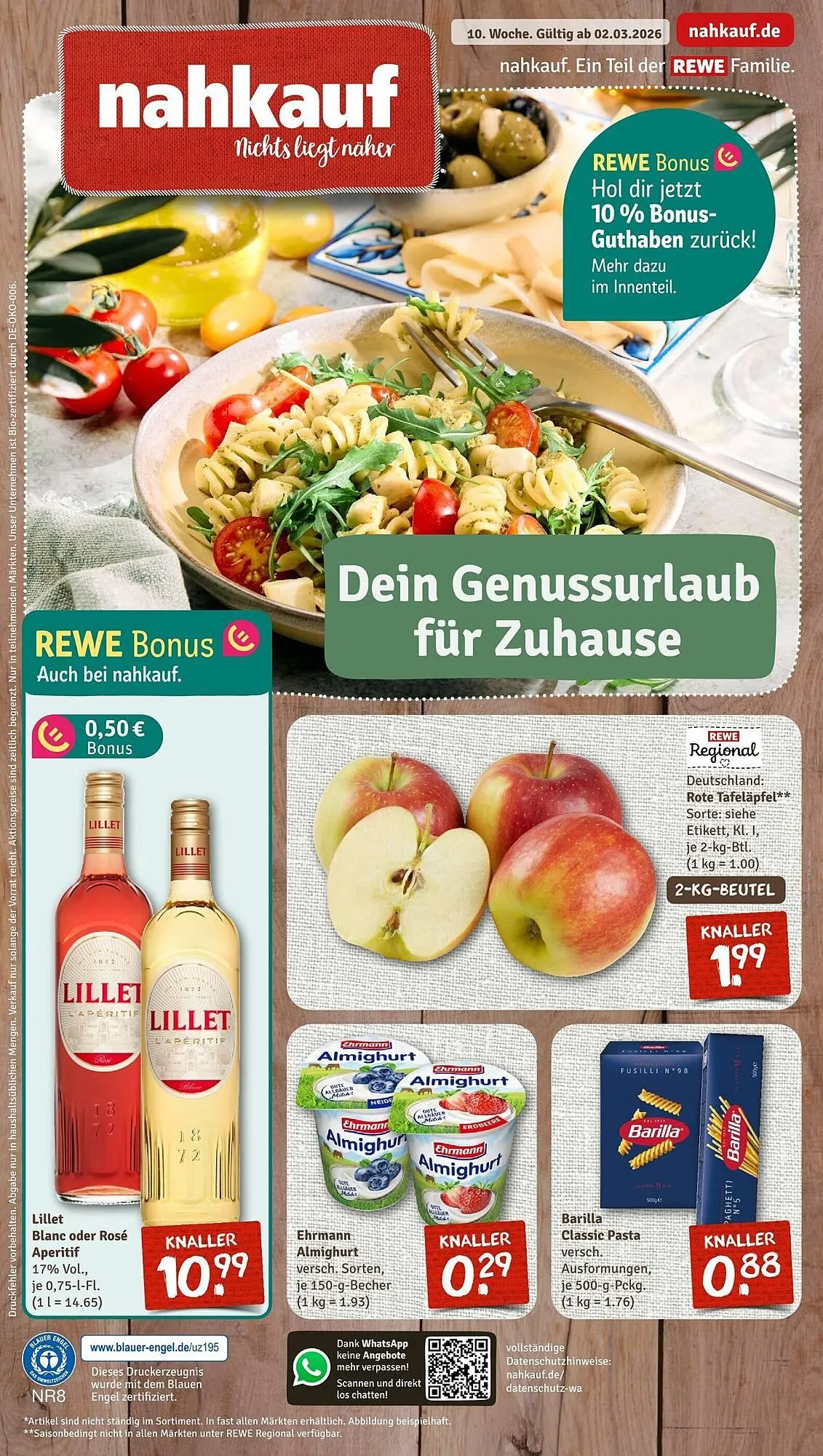 Nahkauf Prospekt von 2. März bis 7. März 2026 - Prospekt seite 1