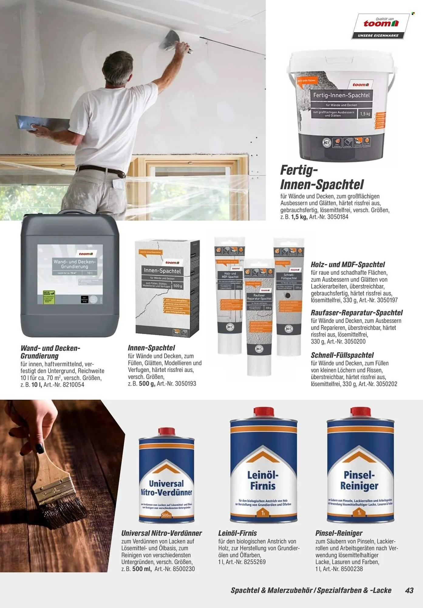 Toom Baumarkt Prospekt von 14. Februar bis 30. April 2026 - Prospekt seite 43