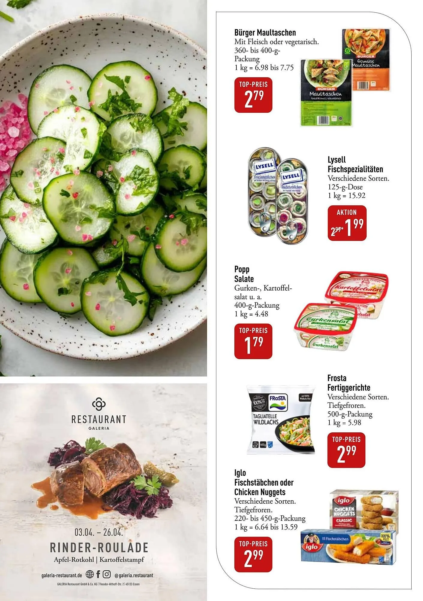 Galeria Markthalle Prospekt von 22. April bis 28. April 2025 - Prospekt seite 6