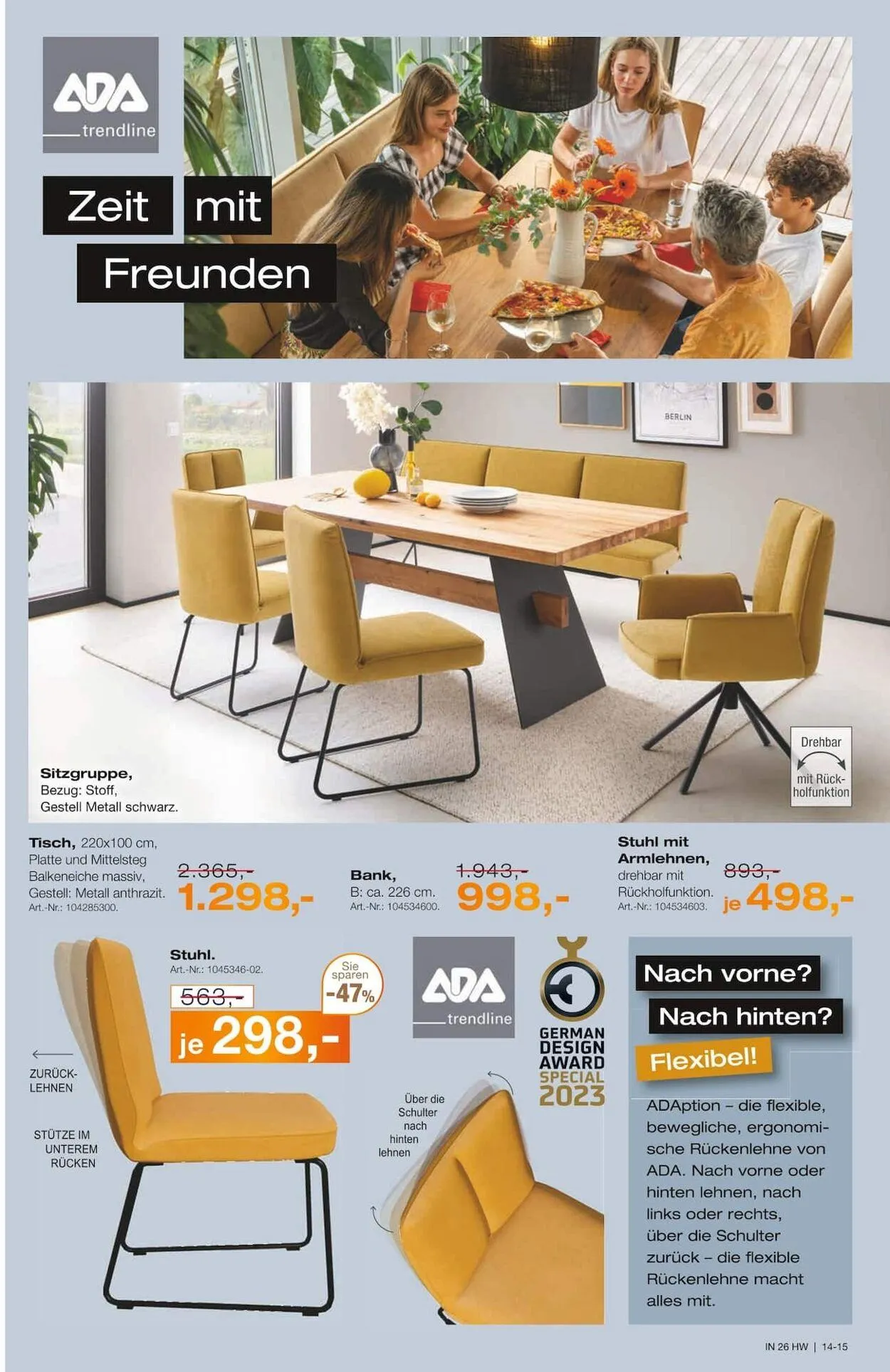 Möbel Inhofer Aktueller Prospekt von 15. Dezember bis 29. Dezember 2025 - Prospekt seite 15