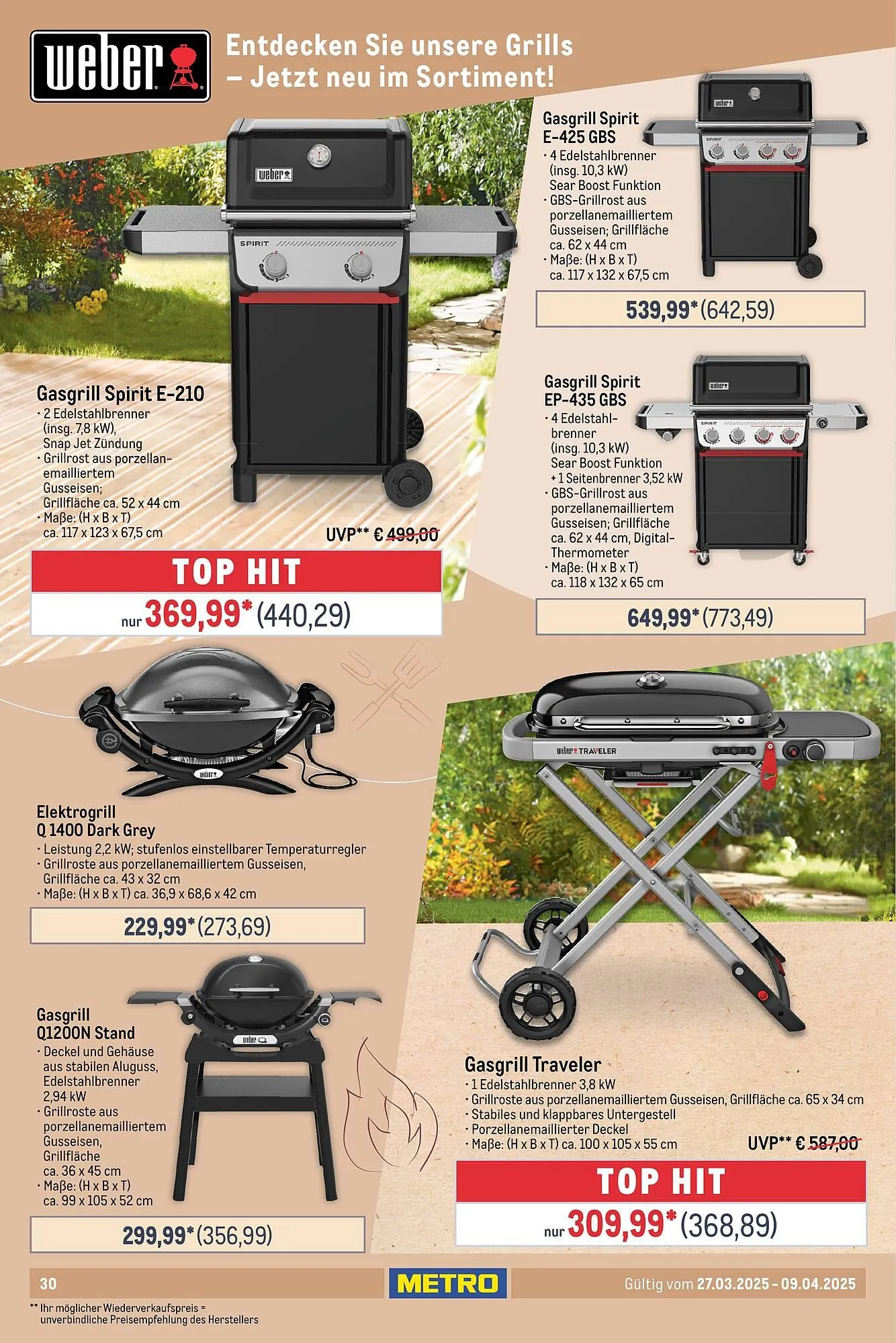 METRO Prospekt von 27. März bis 8. April 2025 - Prospekt seite 30