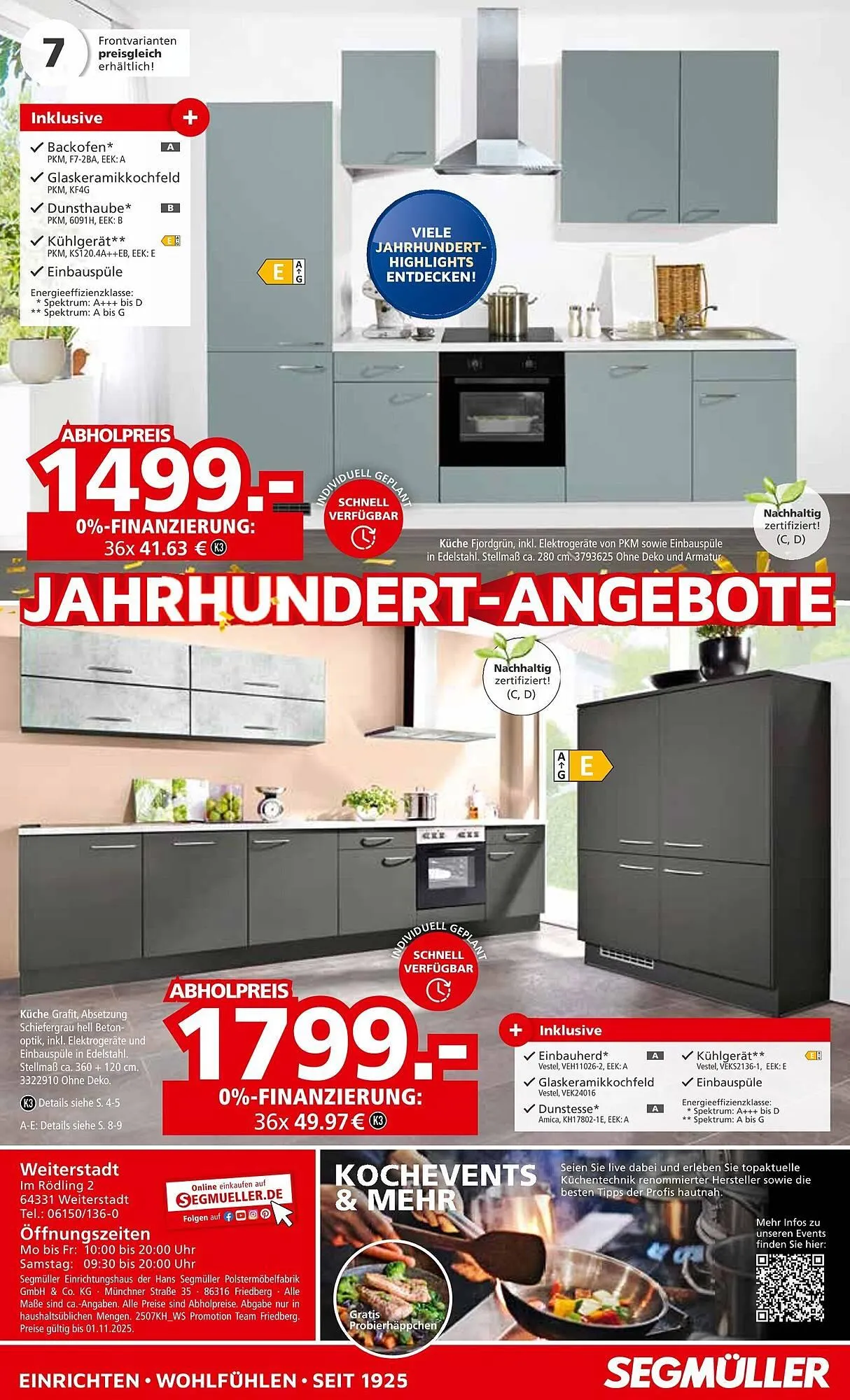 Segmüller Prospekt von 4. Oktober bis 1. November 2025 - Prospekt seite 34