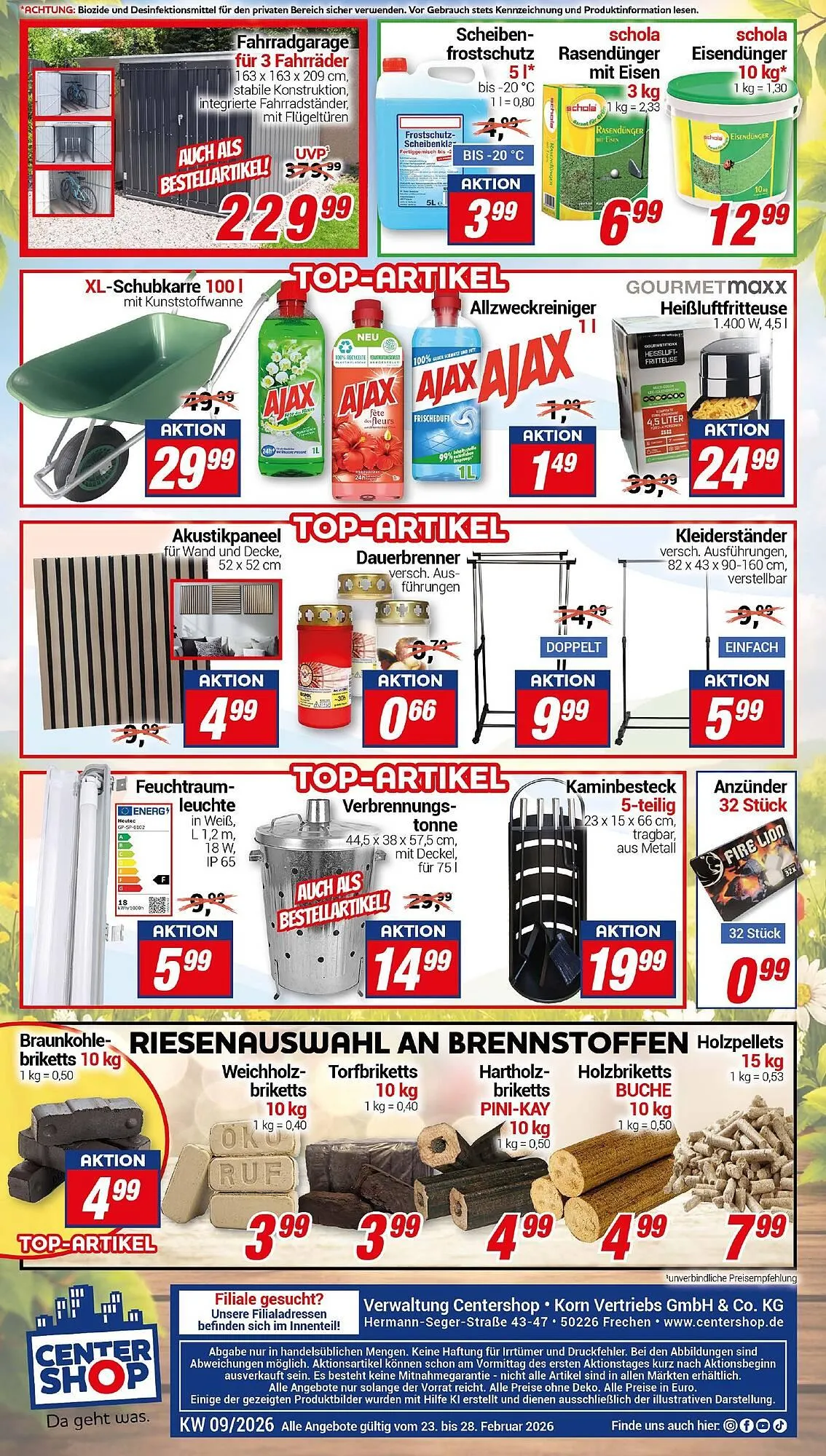 CENTERSHOP Prospekt von 23. Februar bis 28. Februar 2026 - Prospekt seite 16