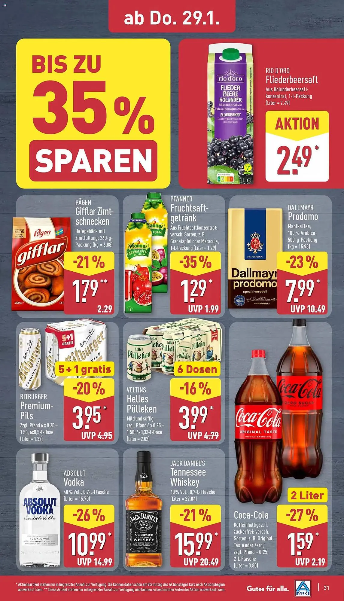 Aldi Nord Prospekt von 26. Januar bis 31. Januar 2026 - Prospekt seite 33