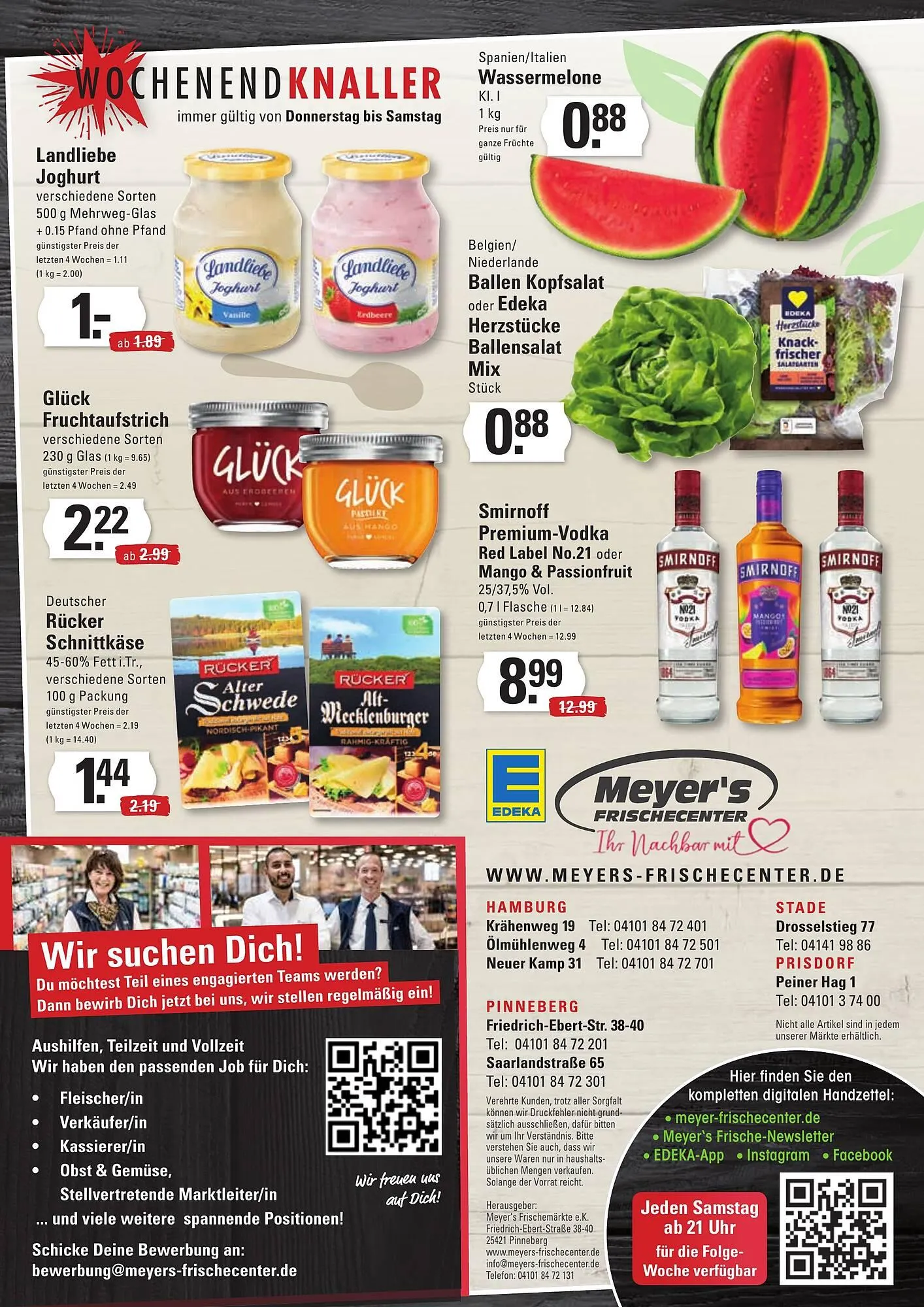 Meyer's Frischemarkt Prospekt von 21. Juli bis 26. Juli 2025 - Prospekt seite 16