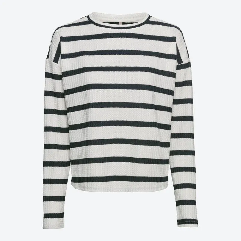 Damen-Pullover mit Ajour-Optik