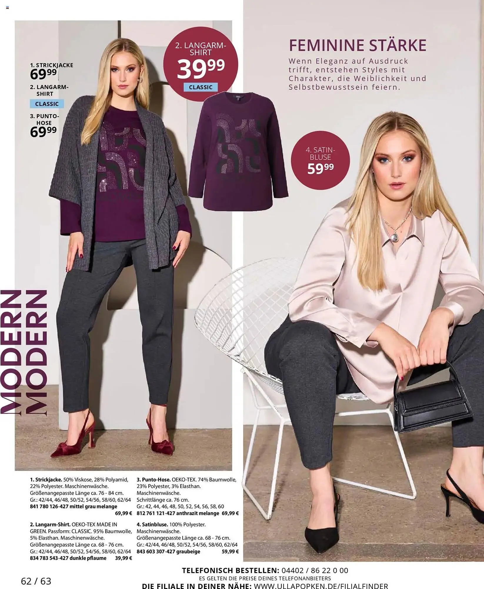 Ulla Popken Katalog von 1. November bis 30. November 2025 - Prospekt seite 62